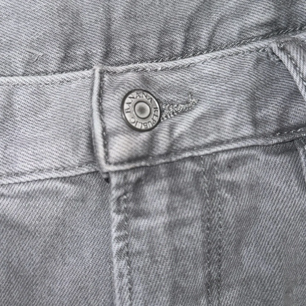 Banana Republic Straight Fit Jeans Mens 31x32 Gray Denim Pants